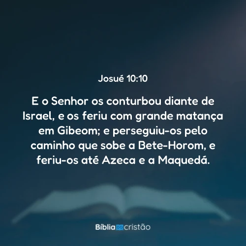 Josué 10:10