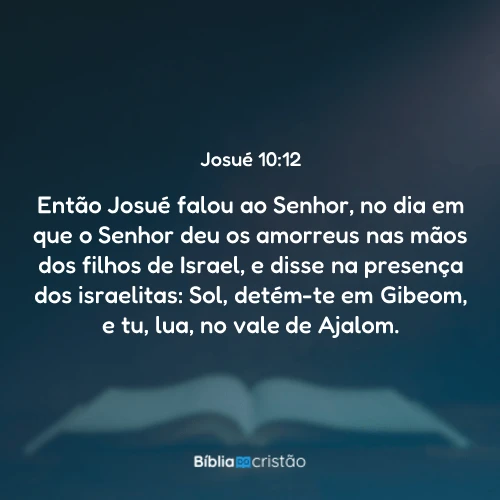 Josué 10:12