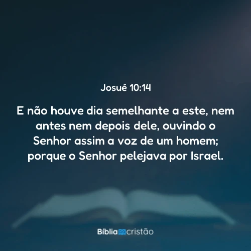 Josué 10:14
