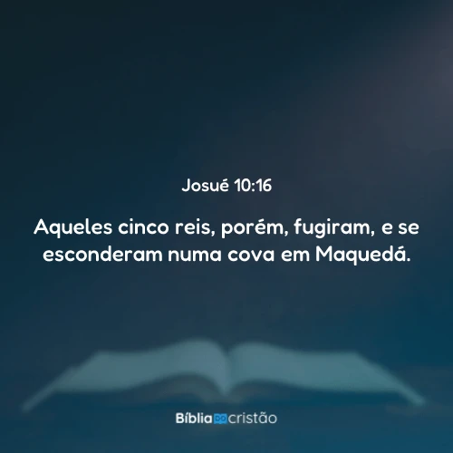 Josué 10:16