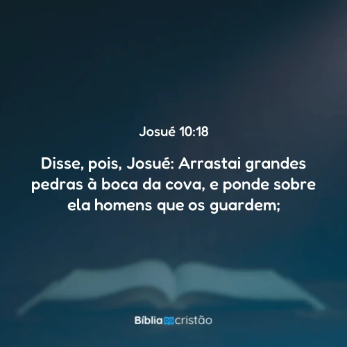 Josué 10:18
