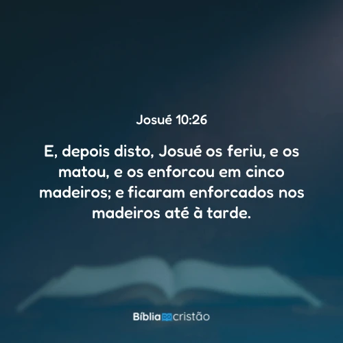 Josué 10:26
