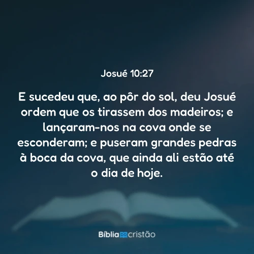 Josué 10:27