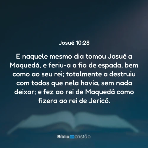 Josué 10:28