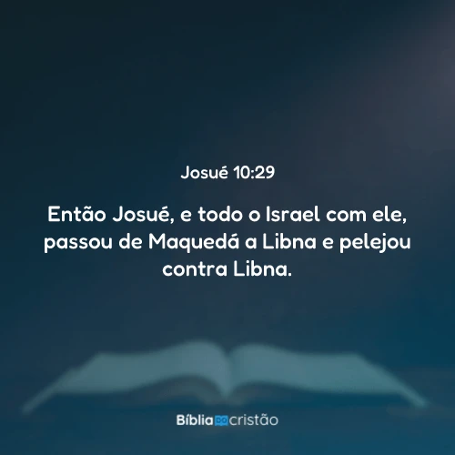 Josué 10:29