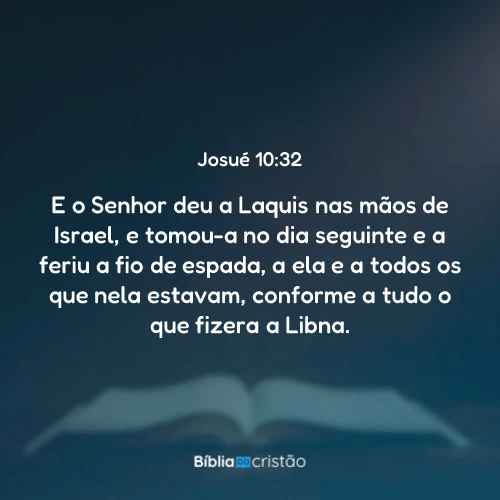 Josué 10:32