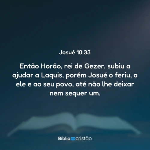 Josué 10:33