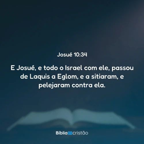 Josué 10:34