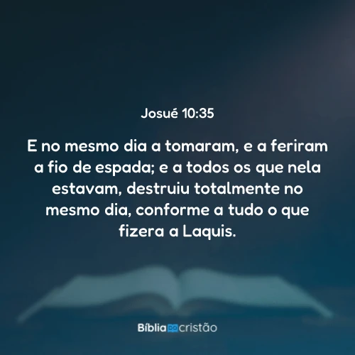 Josué 10:35