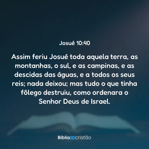 Josué 10:40