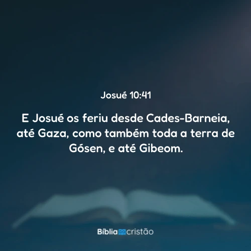 Josué 10:41