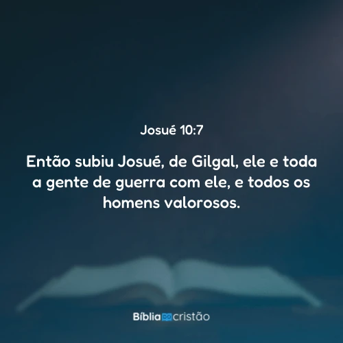 Josué 10:7