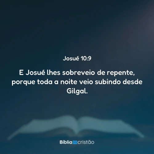 Josué 10:9