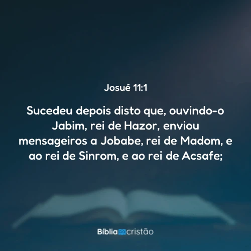 Josué 11:1
