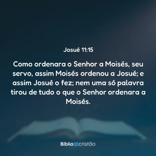 Josué 11:15
