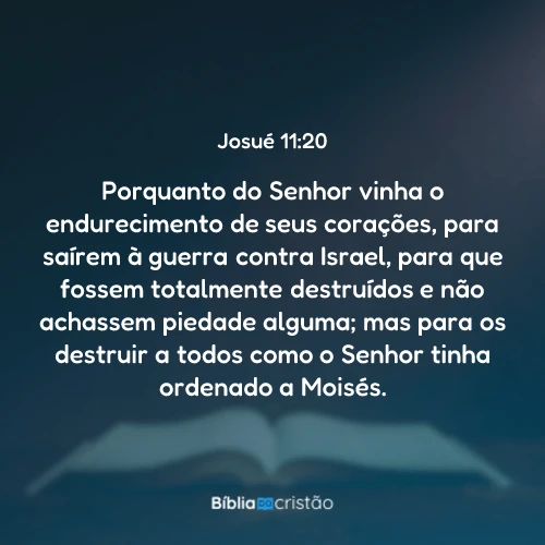 Josué 11:20