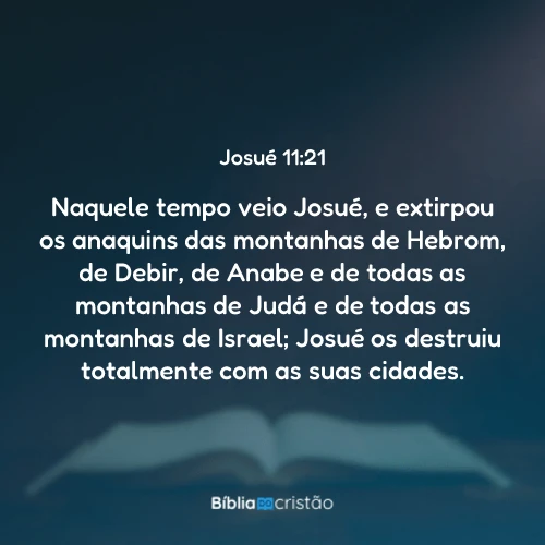 Josué 11:21