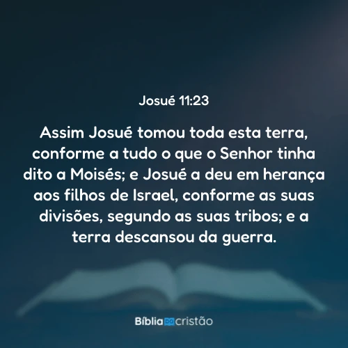 Josué 11:23