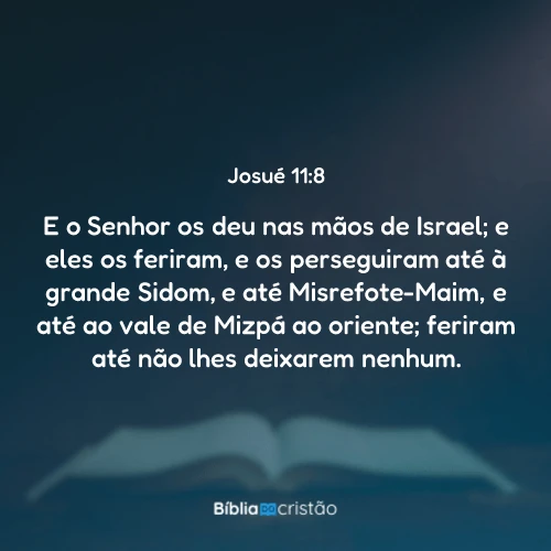Josué 11:8