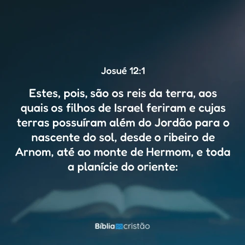 Josué 12:1
