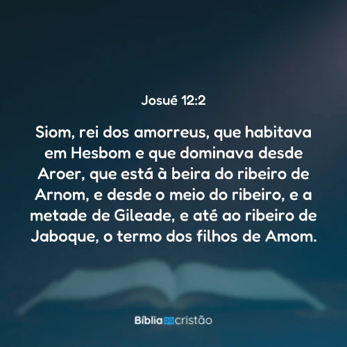 Josué 12:2