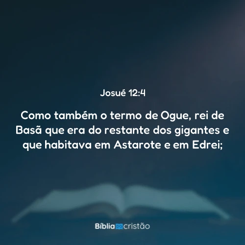 Josué 12:4