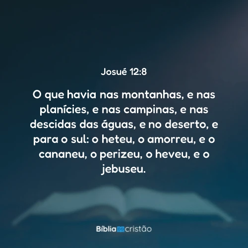 Josué 12:8