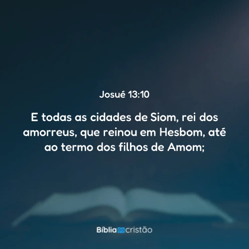 Josué 13:10