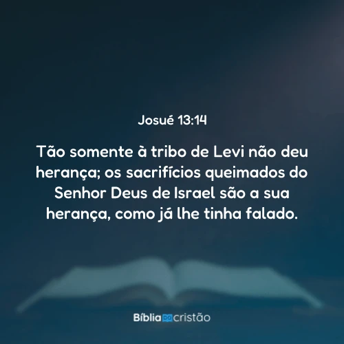 Josué 13:14