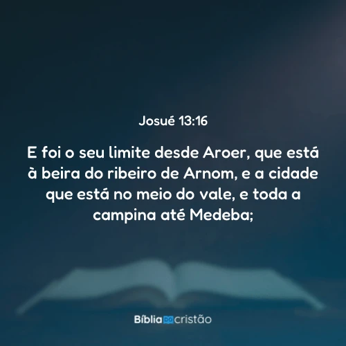 Josué 13:16