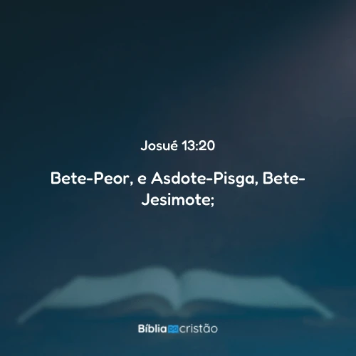 Josué 13:20