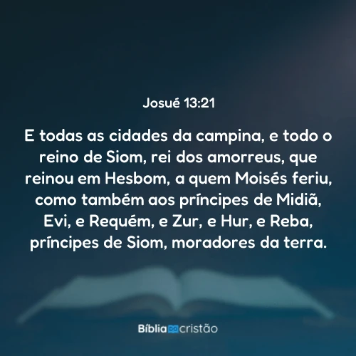 Josué 13:21