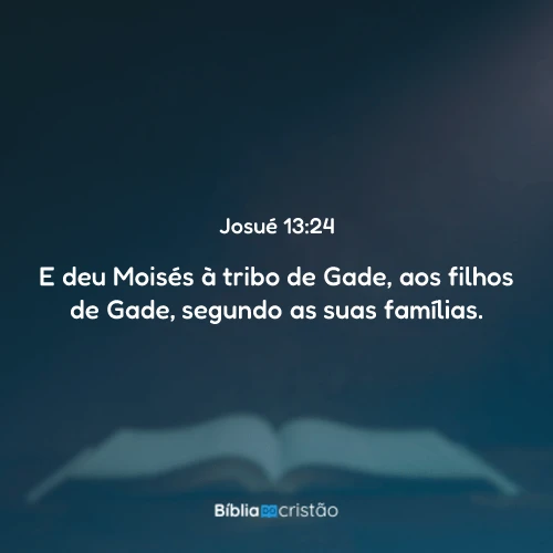 Josué 13:24