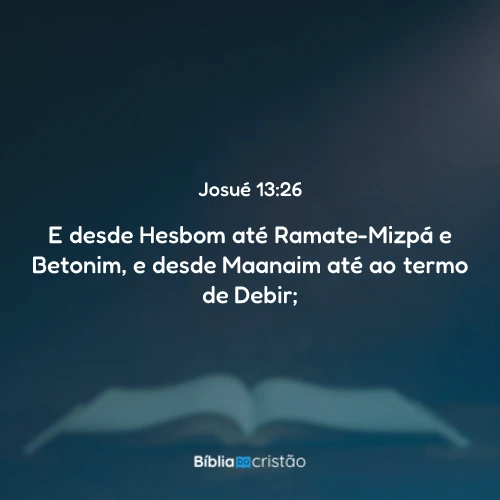 Josué 13:26
