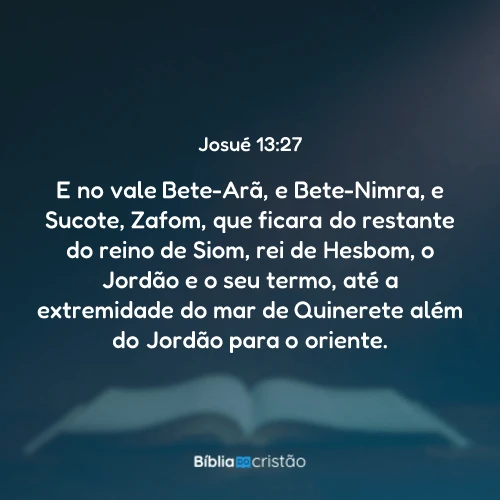 Josué 13:27