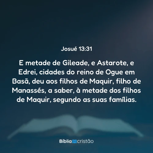 Josué 13:31