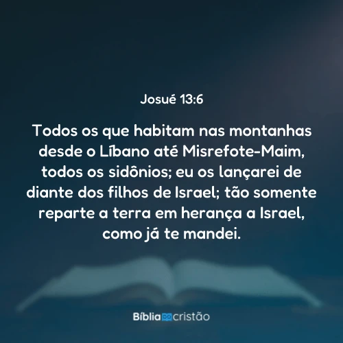 Josué 13:6