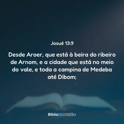 Josué 13:9