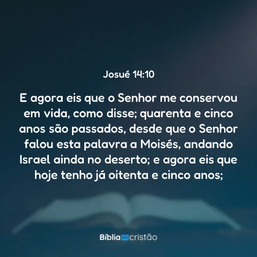 Josué 14:10