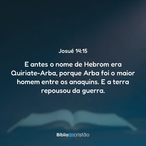 Josué 14:15