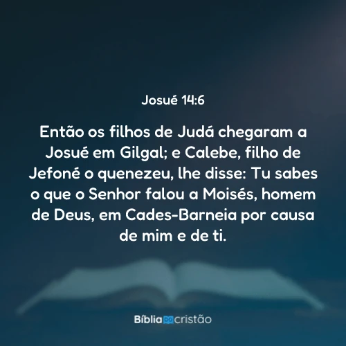 Josué 14:6