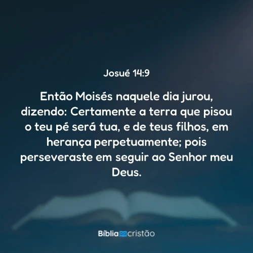 Josué 14:9