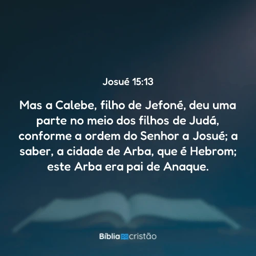 Josué 15:13