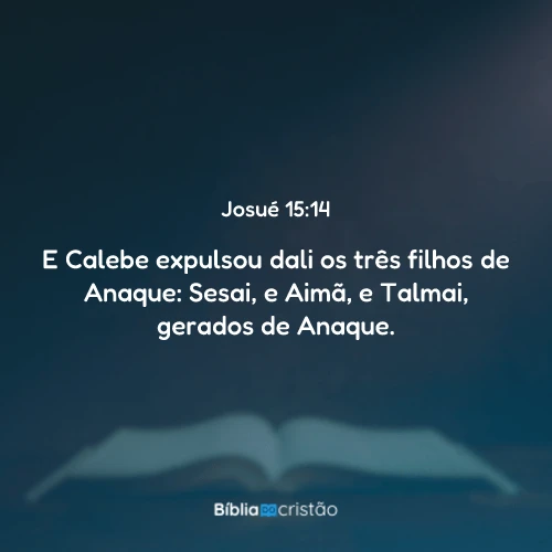 Josué 15:14