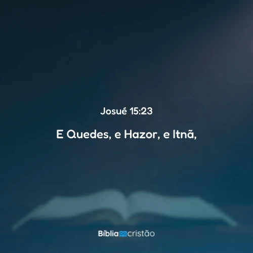 Josué 15:23