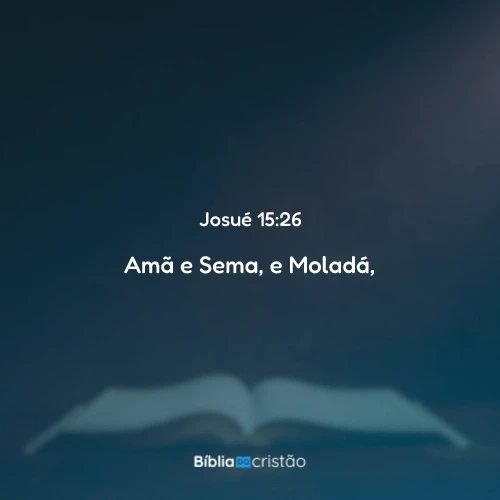 Josué 15:26