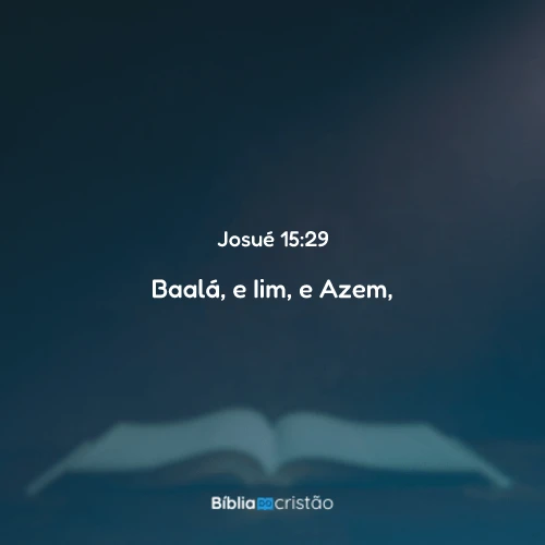 Josué 15:29