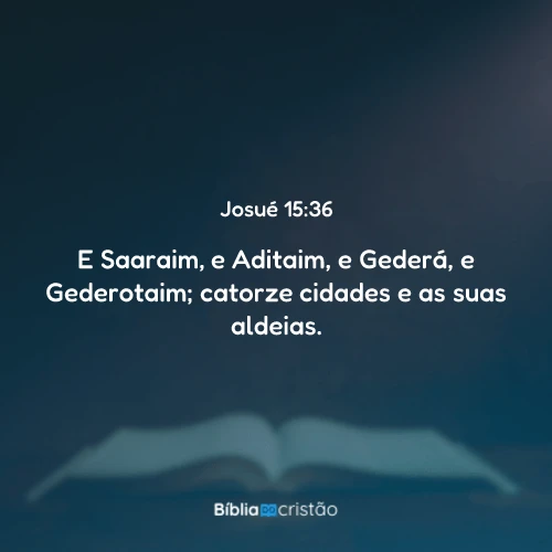 Josué 15:36