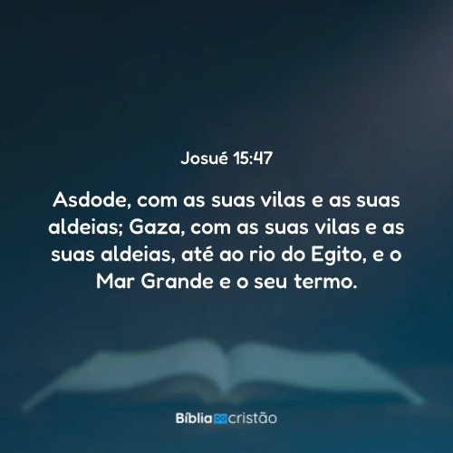 Josué 15:47