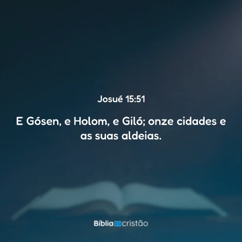 Josué 15:51